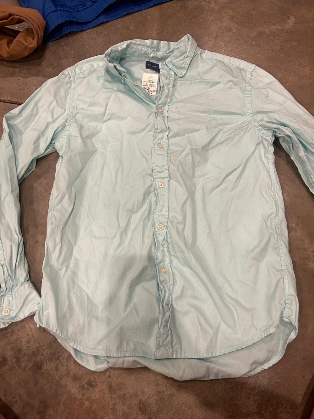Polo by Ralph Lauren Light Aqua Button-Down Shirt